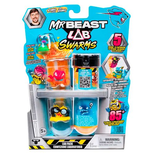Mr Beast Lab Swarms Surprise 5 Piezas
