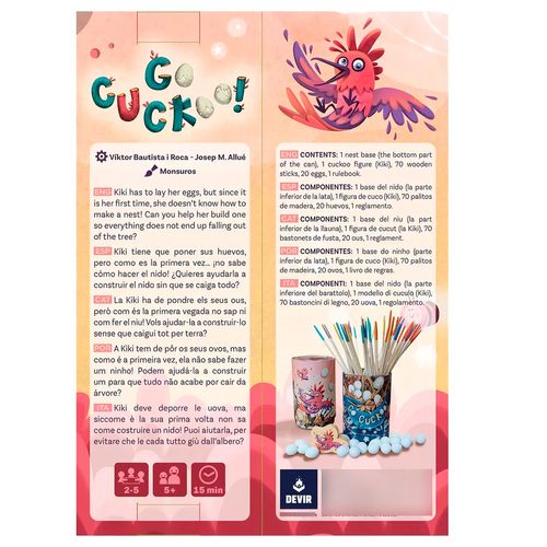 Juego De Mesa Go Cuckoo