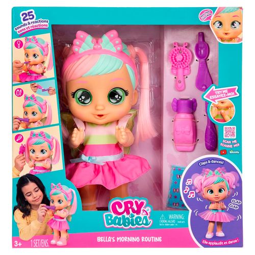 Cry Babies Muñeca Bella Morning Routine De 35 Cm