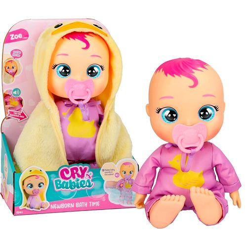 Cry Babies Muñeca Zoe Newborn Bath Time De 26 Cm