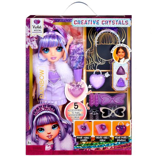 Rainbow High Creative Crystals Muñeca Violet Willow 27 Cm