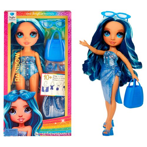 Rainbow High Swim y Style Muñeca Skyle Bradshaw 27 Cm