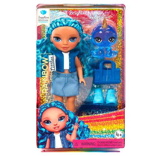 Rainbow High Littles Muñeca Sapphire Bradshaw 15 Cm