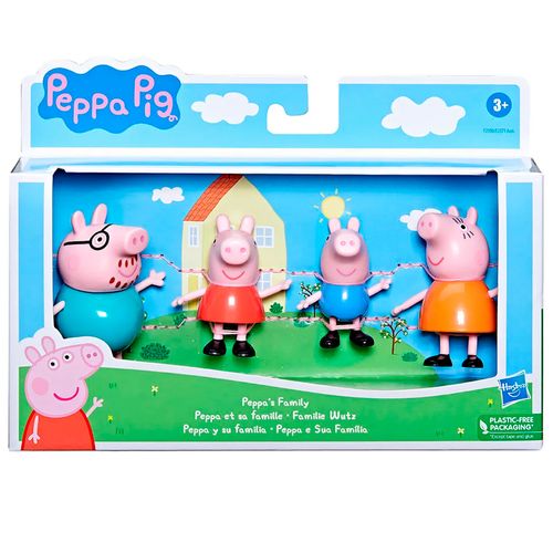 Peppa Pig Figura De Peppa Pig y Su Familia 6 Cm