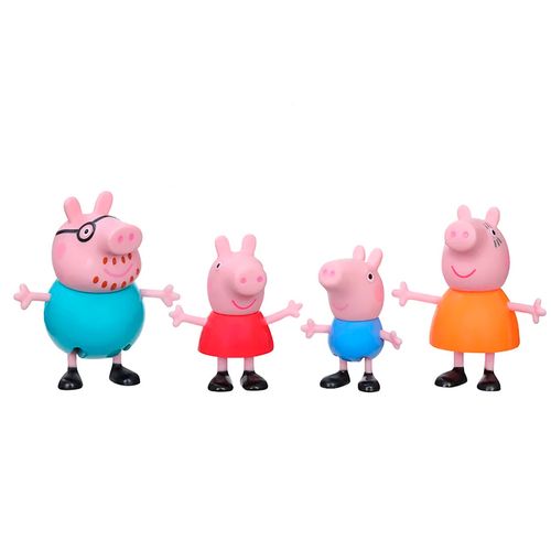 Peppa Pig Figura De Peppa Pig y Su Familia 6 Cm
