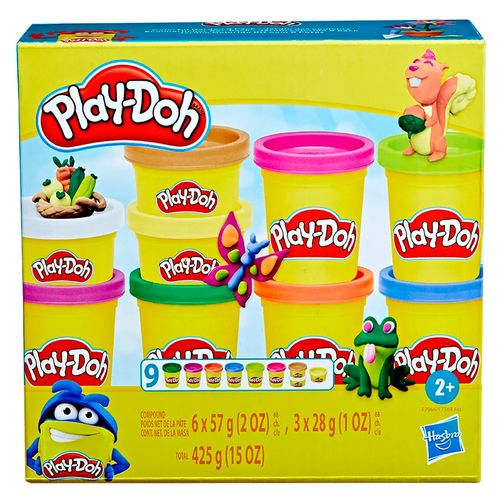 Play Doh Juego De Masa Jardin Colorido 9 Potes