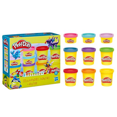 Play Doh Juegos De Masas Arcoiris 9 Potes