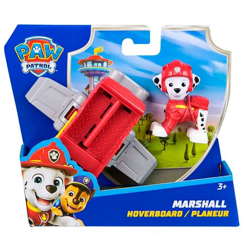 Figura Paw Patrol Vehiculo Hoverboard Marshall