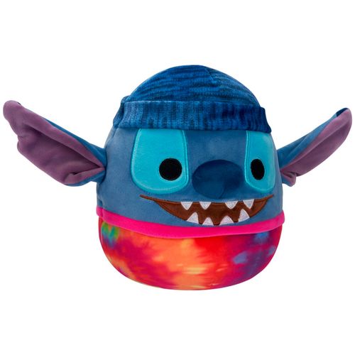 Peluche Squishmallows Stitch Con Gorro Y Tie Dye 30 Cm