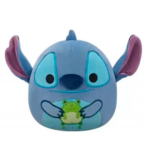 Peluche Squishmallows Stitch Con Un Sapo 16 Cm