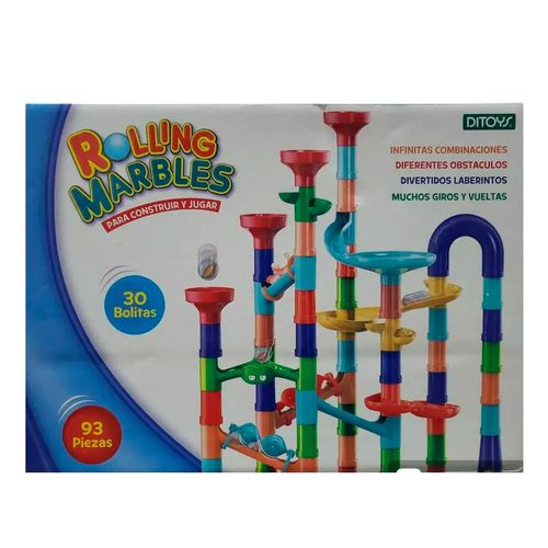 Laberinto Bolitas Rolling Marbles 93 Piezas