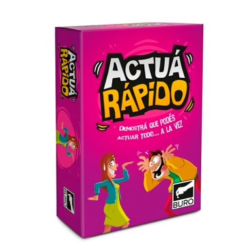 Juego de Mesa Cartas Actúa Rápido