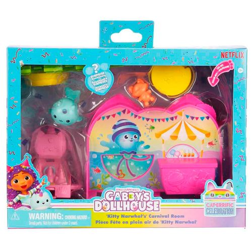 Gabby Dollhouse Set Ambientes Kitty Carnaval