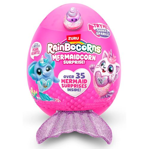 Peluche Rainbocorns Mermaidcorn Huevo Sorpresa Rosa 29 Cm
