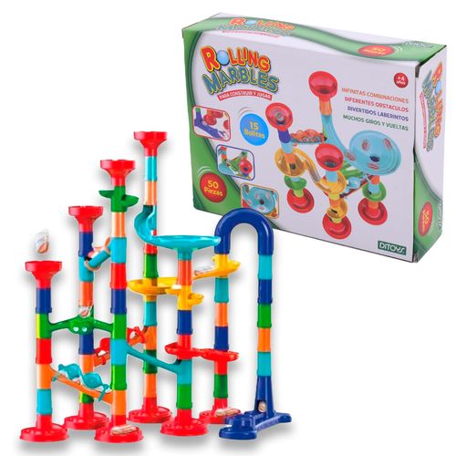 Rolling Marbles Laberinto de Bolitas 50 Piezas