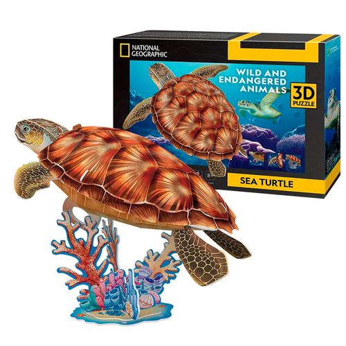 Rompecabeza National Geographic 3D Tortuga Marina 31 Piezas