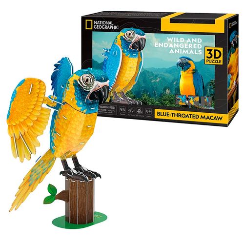 Rompecabeza National Geographic 3D Guacamayo De 88 Piezas