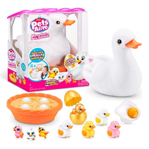 Pets Alive Nido de Pato Interactivo Mamá Pato 30 Cm