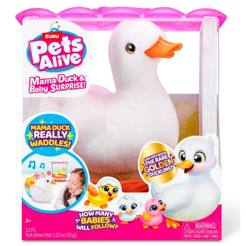 Pets Alive Nido de Pato Interactivo Mamá Pato 30 Cm