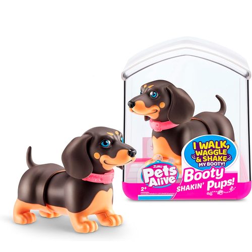 Pets Alive Booty Shakin Pups Perro Salchicha Interactivo 5 Cm