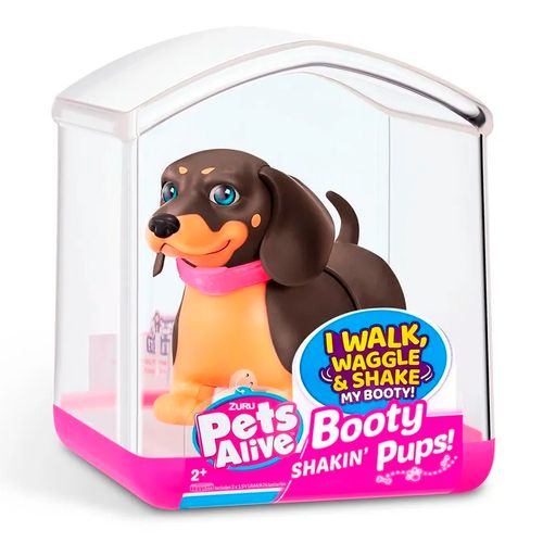 Pets Alive Booty Shakin Pups Perro Salchicha Interactivo 5 Cm