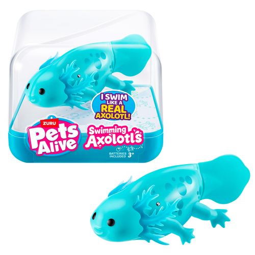 Pets Alive Ajolete Interactivo Swim 5 Cm Celeste