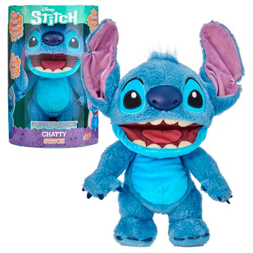 Muñeco Puppetronic Chatty De Stitch Con Sonido
