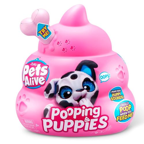 Pets Alive Huevo Sorpresa Interactivo Pooping Puppies 30 Cm