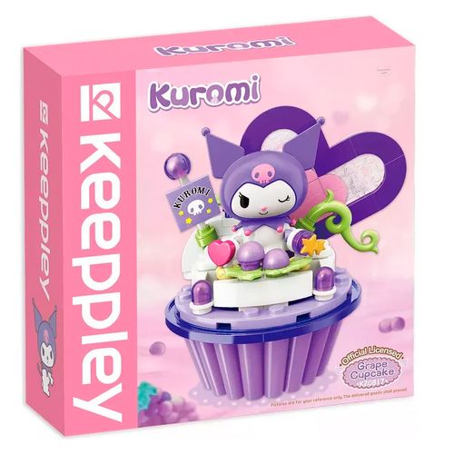 Hello Kitty  Figura Cupcake De Uva Kuromi 18 Cm