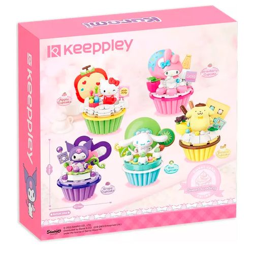 Hello Kitty  Figura Cupcake De Uva Kuromi 18 Cm