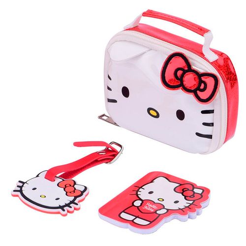 Hello Kitty Playset Bags 11 Cm Kitty Moño Rojo