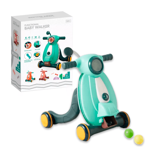 Andador Scooter para Bebé Interactivo con Luz y Música