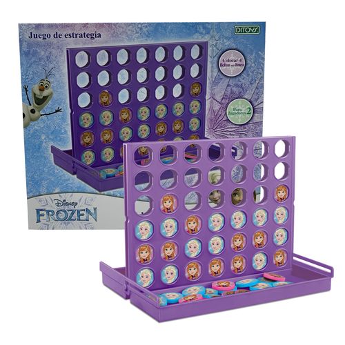 Juego De Mesa Line Up 4 En Linea Frozen