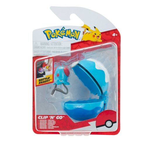 Figura Pokemon Clip N Go Pokebola Tentacool