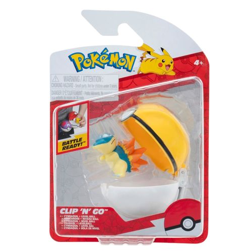 Figura Pokemon Clip N Go Pokebola Cyndaquil