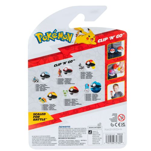 Figura Pokemon Clip N Go Pokebola Cyndaquil