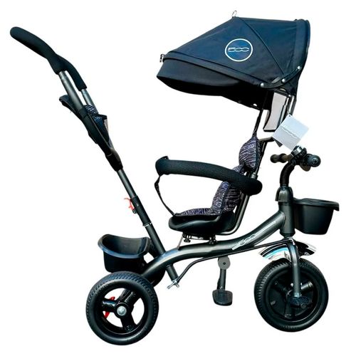Triciclo De Lujo Con Manija Asiento Giratorio y Bolso Fiat