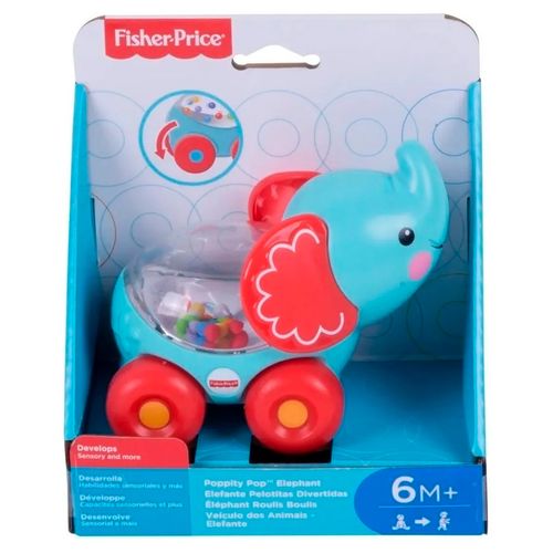 Arrastre Fisher Prince Poppy Pop Elefante
