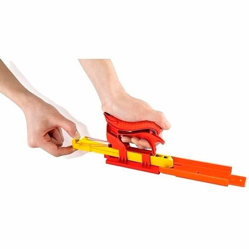 Hot Wheels Lanzador Rojo De Bolsillo Con Auto
