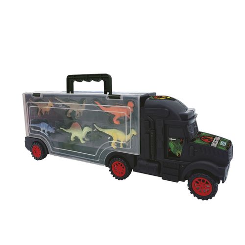 Camión Con 6 Dinosaurios Jurassic Truck World