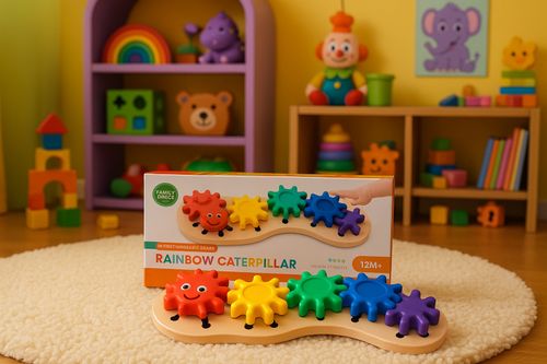Oruga de Colores con Encastres