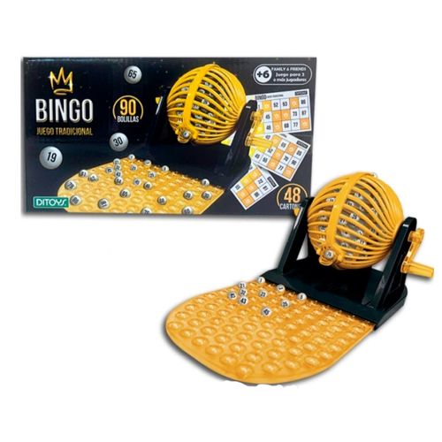 Juego De Mesa Bingo Tradicional Con Bolillero
