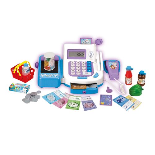 Caja Registradora Frozen con Micrófono, Accesorios y Luces y Sonidos