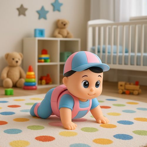 Kiddy Gatea Dolce Bambino con Música y Sonidos Rosa y Azul
