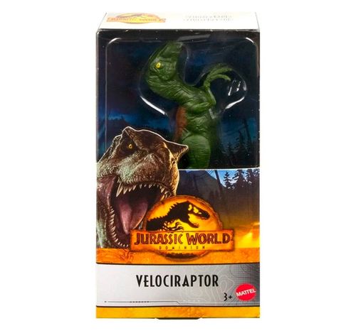 Jurassic World Set Figura De 8 Cm Velociraptor