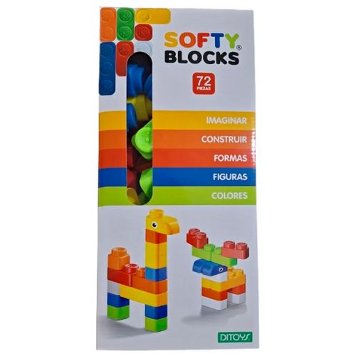 Softy Blocks Bloques Blandos 72 Piezas