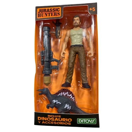 Jurassic Hunters Soldado Y Dinosaurio Spinosaurus