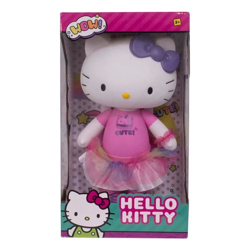 Muñeca Premium Hello Kitty 30 Cm Con Moño Violeta