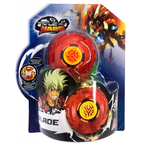 Trompo Infinity Nado Con Lanzador Rojo