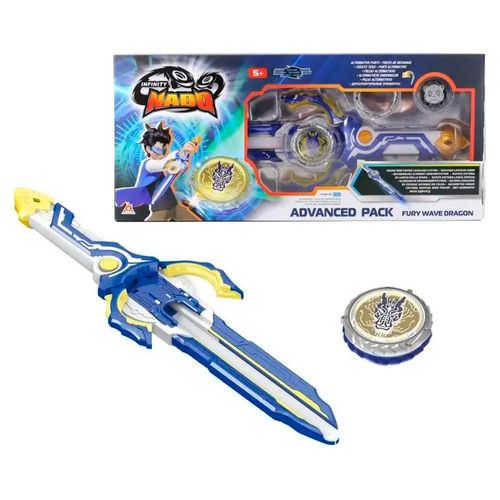 Infinity Nado Espada Lanzador Trompo Fury Wave Dragon